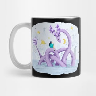 Dragon and girl Mug